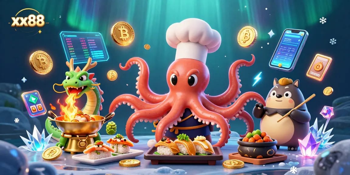 Experience the thrill at xx88 with vibrant 3D characters and dynamic casino elements.