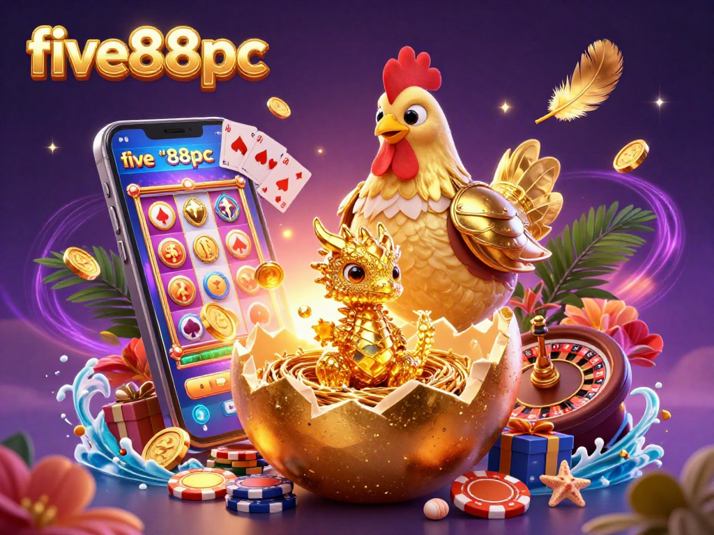 Experience the thrilling world of five88pc with vibrant casino themes and jackpots in a magical 3D scene.
