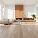 Discover lvp floors in a stylish living room highlighting texture and natural light.