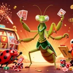 Dewagg gamblers enjoying thrilling slot games with vibrant visuals and engaging characters in a lively setting.