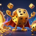 Experience thrilling gameplay at 58win with an illustration showing a vibrant, animated casino scene.