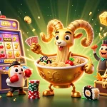 Nổ Hũ 68WIN delivers exciting jackpot action with vibrant characters and casino-themed elements