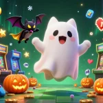 Experience thrilling gaming adventures with sunwin20 in a haunted casino scene featuring ghost cats and jackpots.