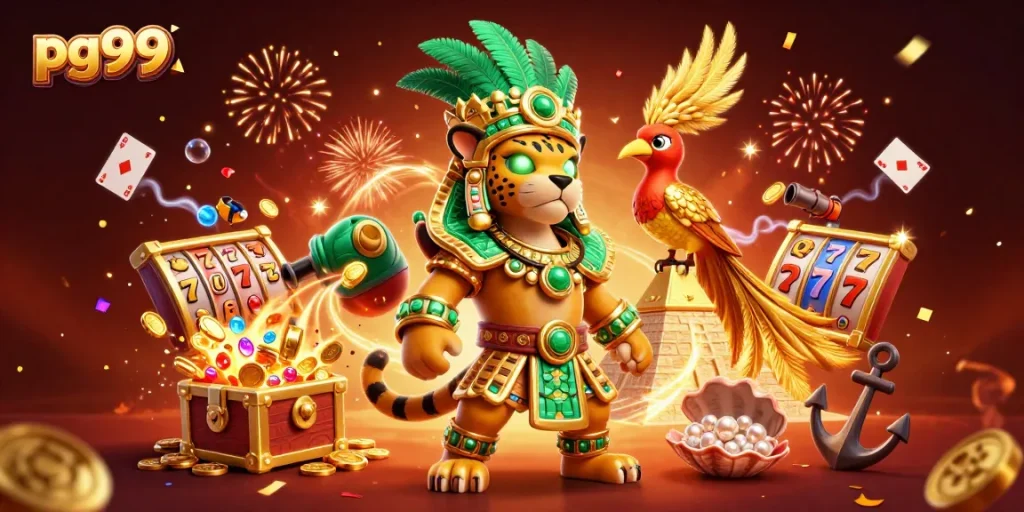 Spin to win with pg99 as the Mayan jaguar priest unveils hidden treasures!