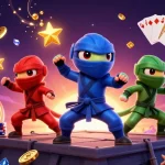 Experience thrilling gameplay with KK55's vibrant 3D ninja chameleons and casino action.