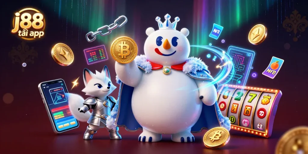 Engage with j88 tải app in a vibrant, electrifying 3D casino world with crypto elements.