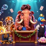 Experience excitement at đăng ký go99 with a vibrant 3D casino scene featuring unique characters and immersive elements.