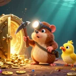 Engage in the vibrant treasures of 11WIN with a 3D illustration showcasing a treasure hunter and stunning gems.